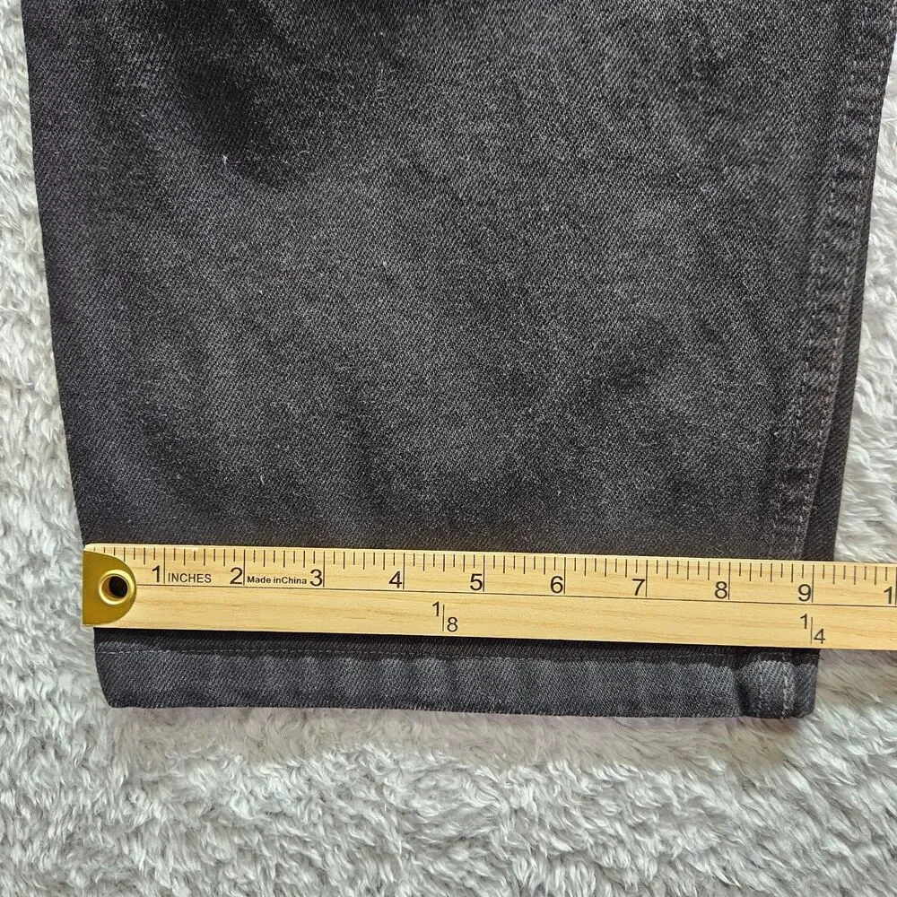 Levi's Mens Black 550 Jeans Relaxed 40x32 Made In USA Casual Neutral